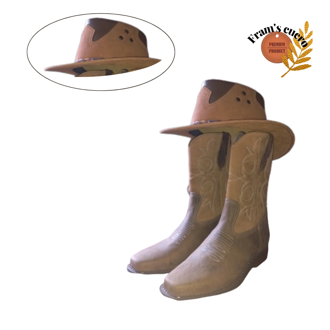 Combo!! Sombrero Vaquero + Bota Vaquera.
