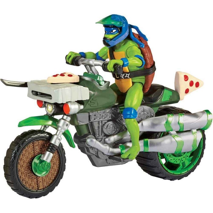 Figuras con Vehiculo de Tortugas Ninja 4a+