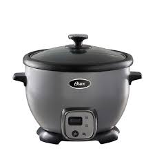 Arrocera multiusos Oster acero inoxidable de 12 tazas con función sofrito CKSTRC7030S
