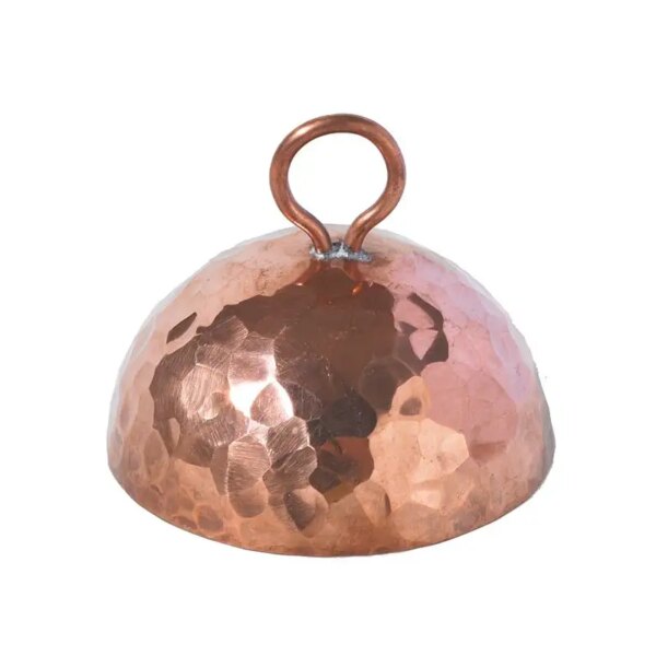 Campana de cobre martillado