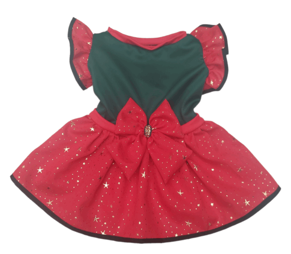 Vestidos Navideños para perritos y gatitos