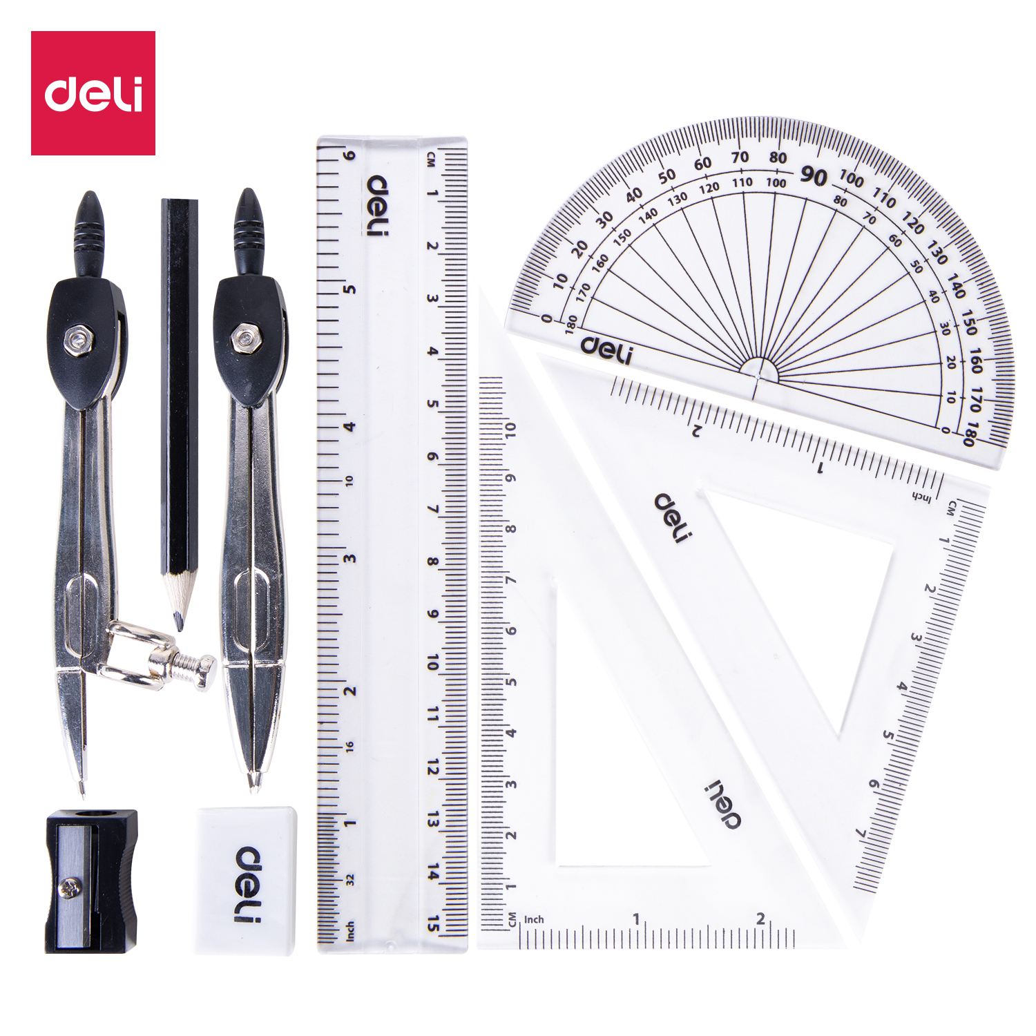 Deli-EG30695 Drafting Set 9 piezas 3005262