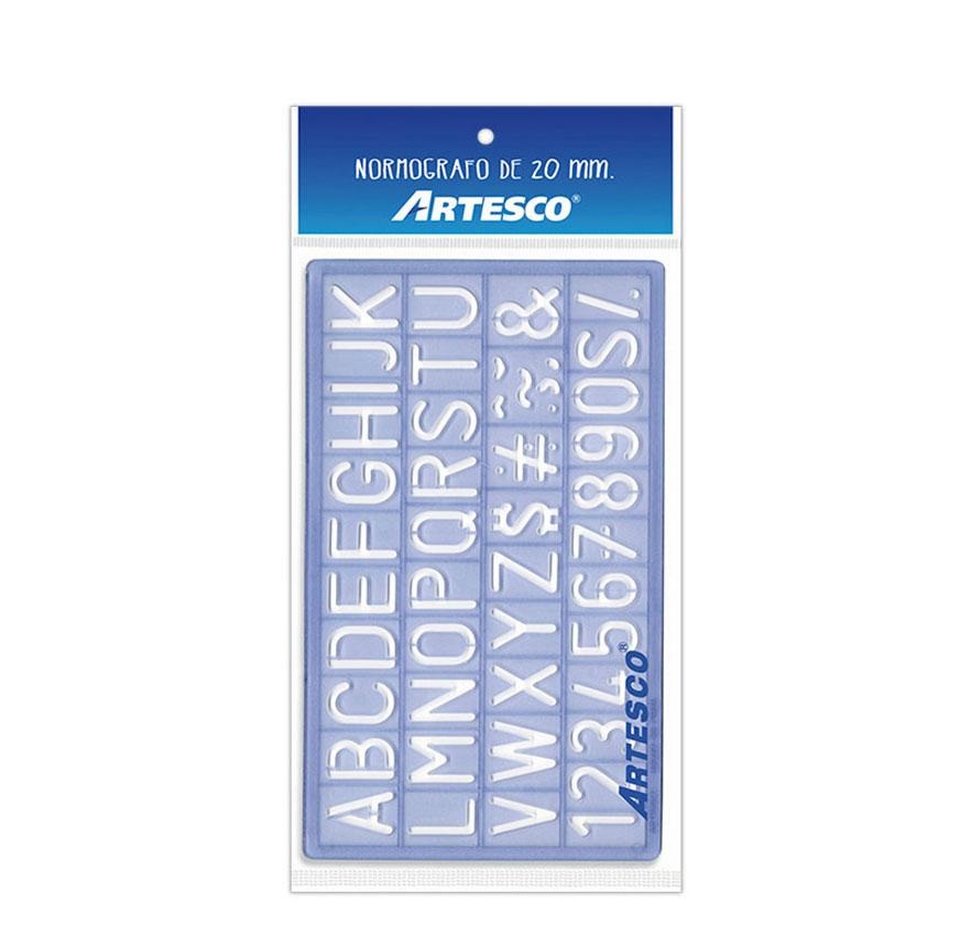 PLANTILLA DE LETRAS 30 mm ARTESCO