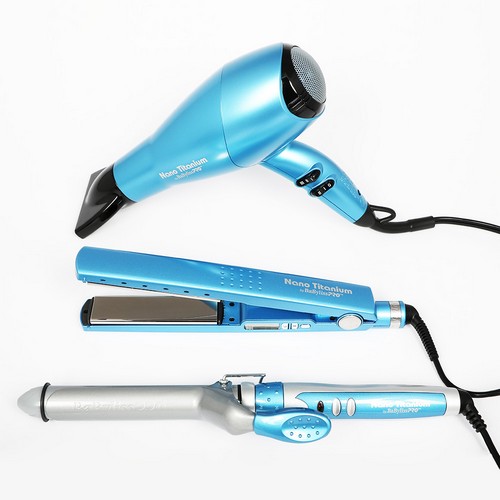 Kit Profesional Babyliss Plancha/Secador/Tanaza Nano Kit
