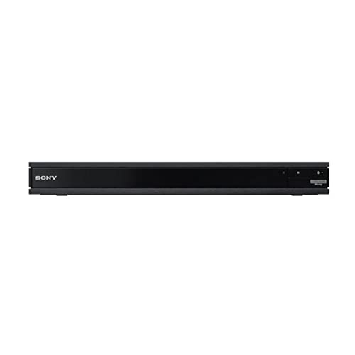 Sony UBP-X800M2 4K Ultra HD Reproductor de Blu-ray con HDR con cable HDMI Knox Gear 4K y paquete de limpiador de lentes DVD Focus (3 artículos)