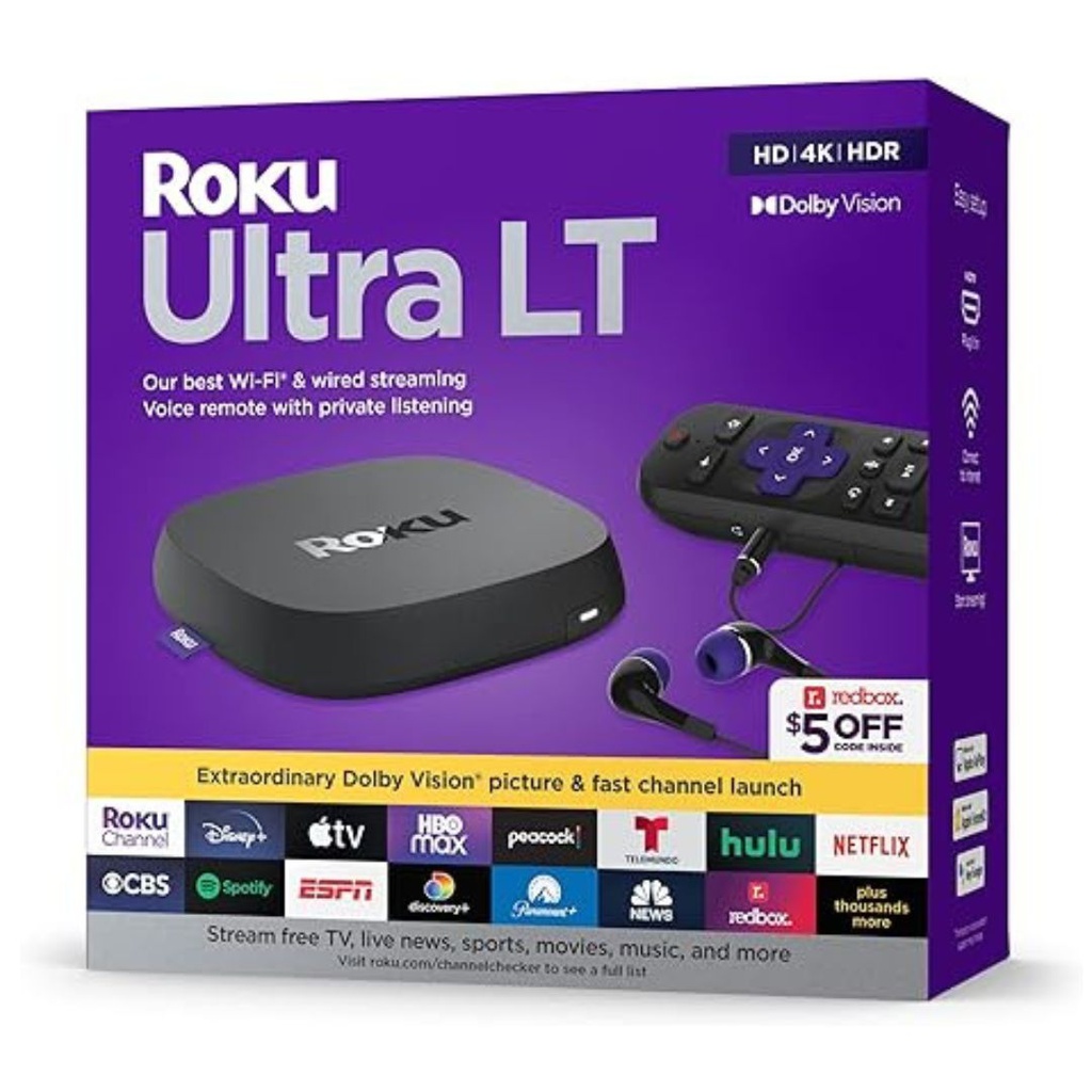 Dispositivo Streaming Roku Ultra LT (2023) 4801RW268 AST