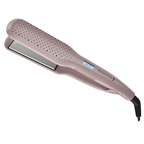 Remington Wet2Straight - Plancha de pelo / plancha plana, 450°F de alta temperatura, platos de 1 3/4 pulgadas, color malva