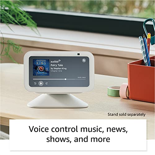 Amazon Echo Show 5 (modelo más reciente), Pantalla inteligente con 2x bajo y sonido claro, Azul cielo