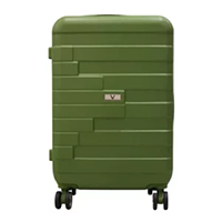 Maleta 24 pulgadas verde con ruedas giratorias